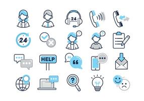 Customer Services Vector Icons
