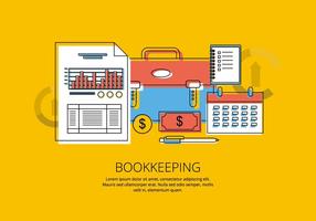 Bookkeeping Illustration vector