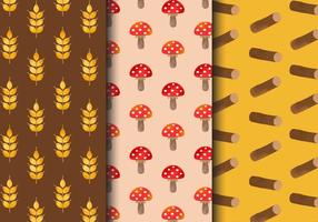 Free Vintage Autumn Patterns vector