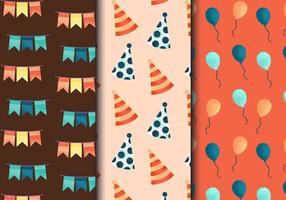 Free Vintage Birthday Party Patterns vector