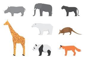 Animales Salvajes Logos vector