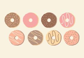 Dulces dibujados mano linda del vector