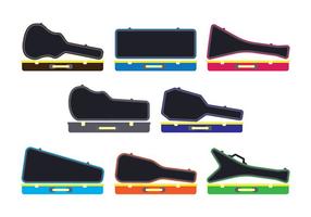 Guitar Case Vector Set