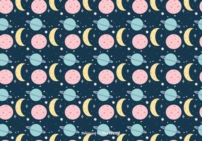 Cartoon Space Background vector