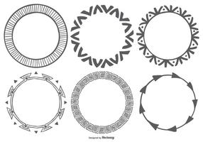 african borders and frames