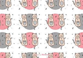 Colorful Cat Pattern vector