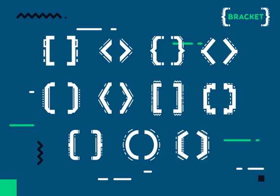 Free Bracket Vector