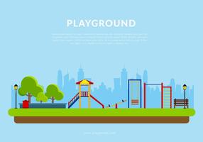 Playground Template Free Vector