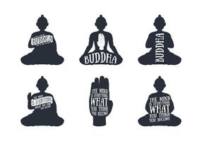 Buddha Handdrawn Vectors 