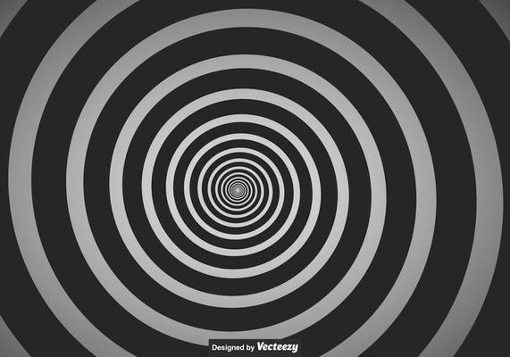 Vector Black And White Vertigo Background