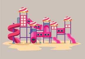 Modern children playground vector