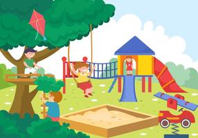 Jungle Gym For Kids vector