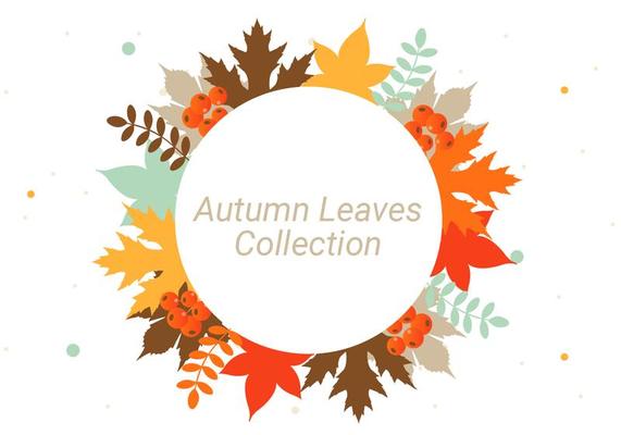 Free Autumn Leaves Vector Background