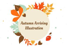 Free Autumn Elements Vector Background