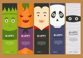 Happy Halloween Banner vector