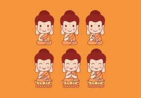Buddah Cartoon Vector