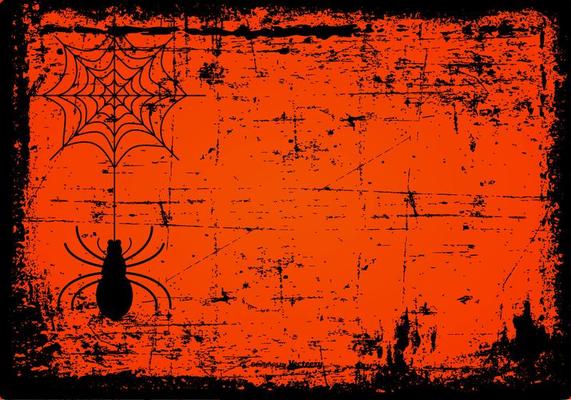 Grunge Spooky Halloween Background 