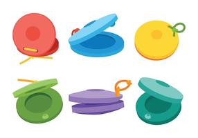 Castanets Vector Icons