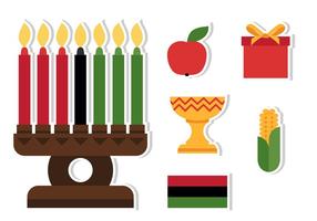 Kwanzaa Icono de Celebración vector