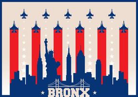 Bronx Skyline vector