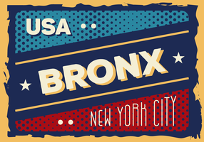 Vintage Bronx Illustration vector