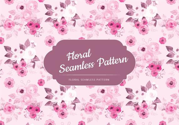 Vector Outline Floral Pattern