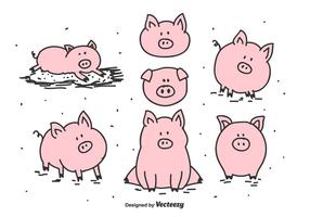 Pig Vector Set