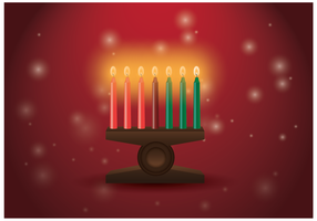 Free Kwanzaa Candle Vector