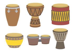 Djembe Vector Iconos