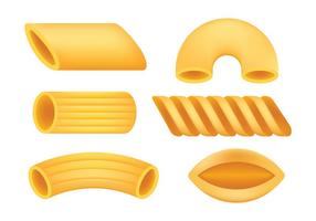 Iconos del vector de los macarrones