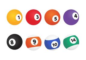 Billiard Ball Vector Pack