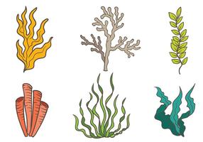Sea Weed Vector Icons