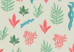 Sea Weeds Pattern vector