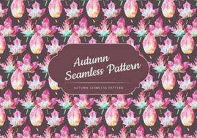 Vector Autumn Leaves Pattern
