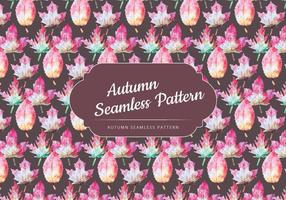 Vector Autumn Leaves Pattern