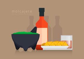 Moljacete and Mexican Food Vector 