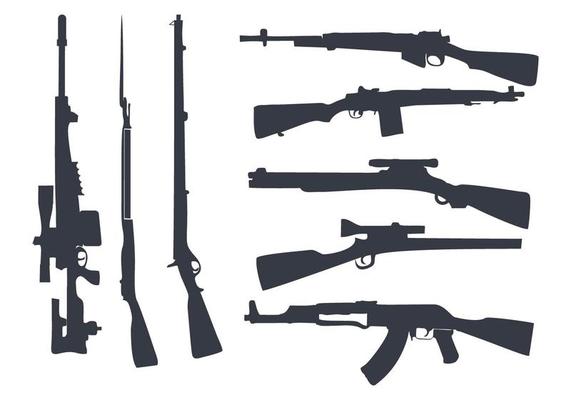Free Silhouette Bayonet Vector