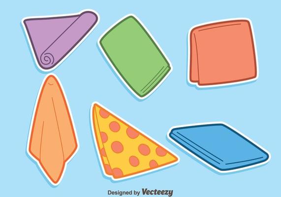 Colorful Serviette Vector