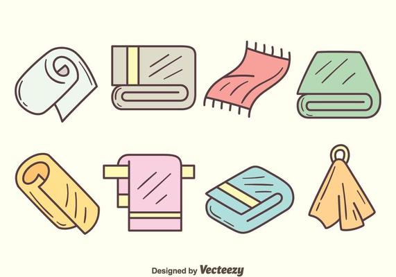 Hand Drawn Serviette Vector