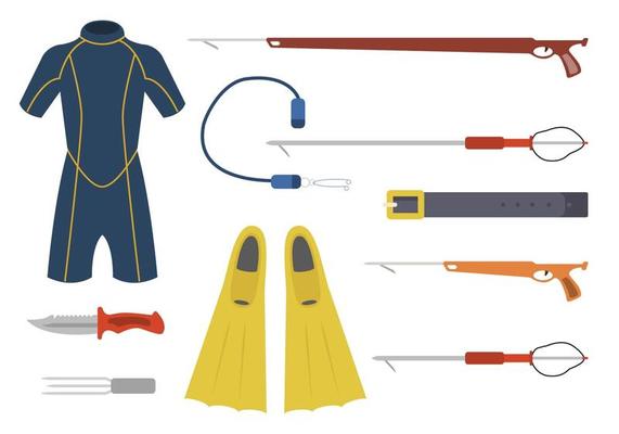 Spearfishing Vector Art, Icons, and Graphics for Free Download