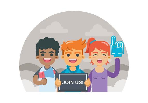 Join Us Invitation Concept