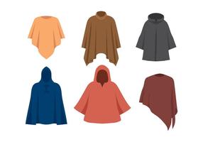 Poncho Models Free Vector