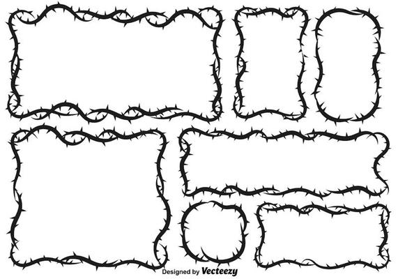 Vector Thorns Frames And Borders 