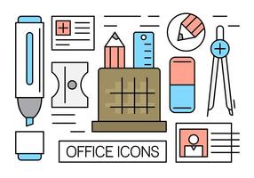 Iconos de Office gratuitos vector