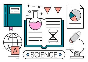 Iconos vectoriales libres sobre la ciencia vector