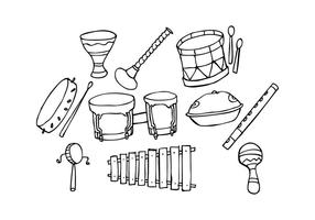 Free Traditional Music Icon Hand Drawn Vector