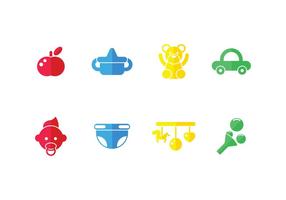 Baby vector icons