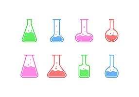 Outstanding Beaker and Flask Vectors