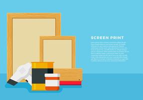 Screen Print Free Vector