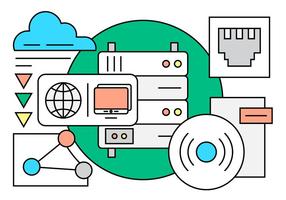 Linear Global Networking vector